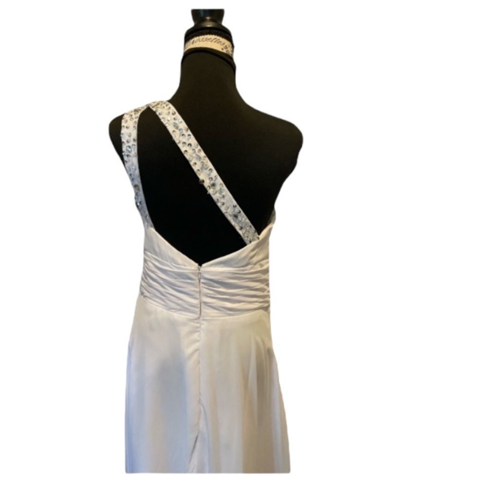 Custom White Formal Dress - Picture 2 of 4